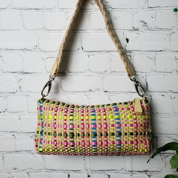 The Sak Womens Tan/ Multicolor Shoulder Handbag - Picture 1 of 7